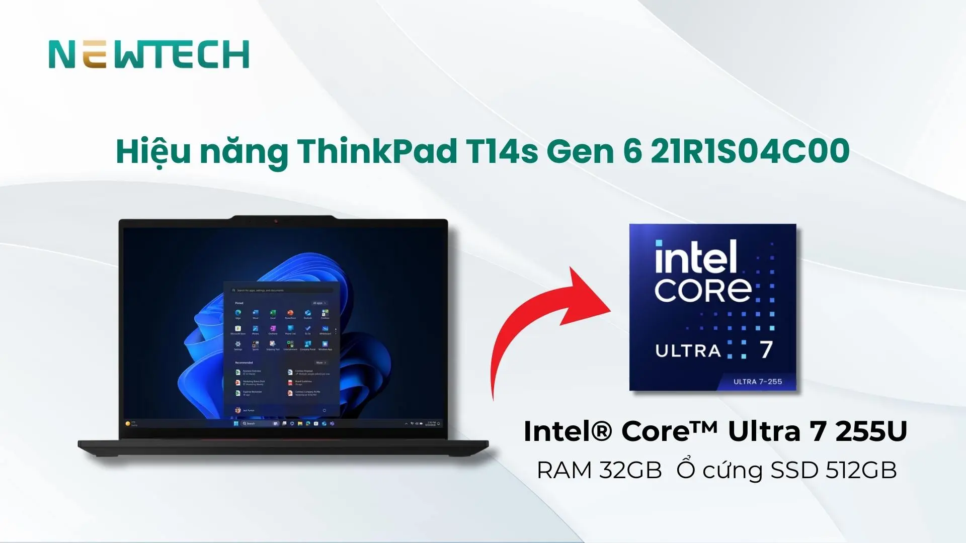 Intel Core Ultra 7 255U mạnh mẽ