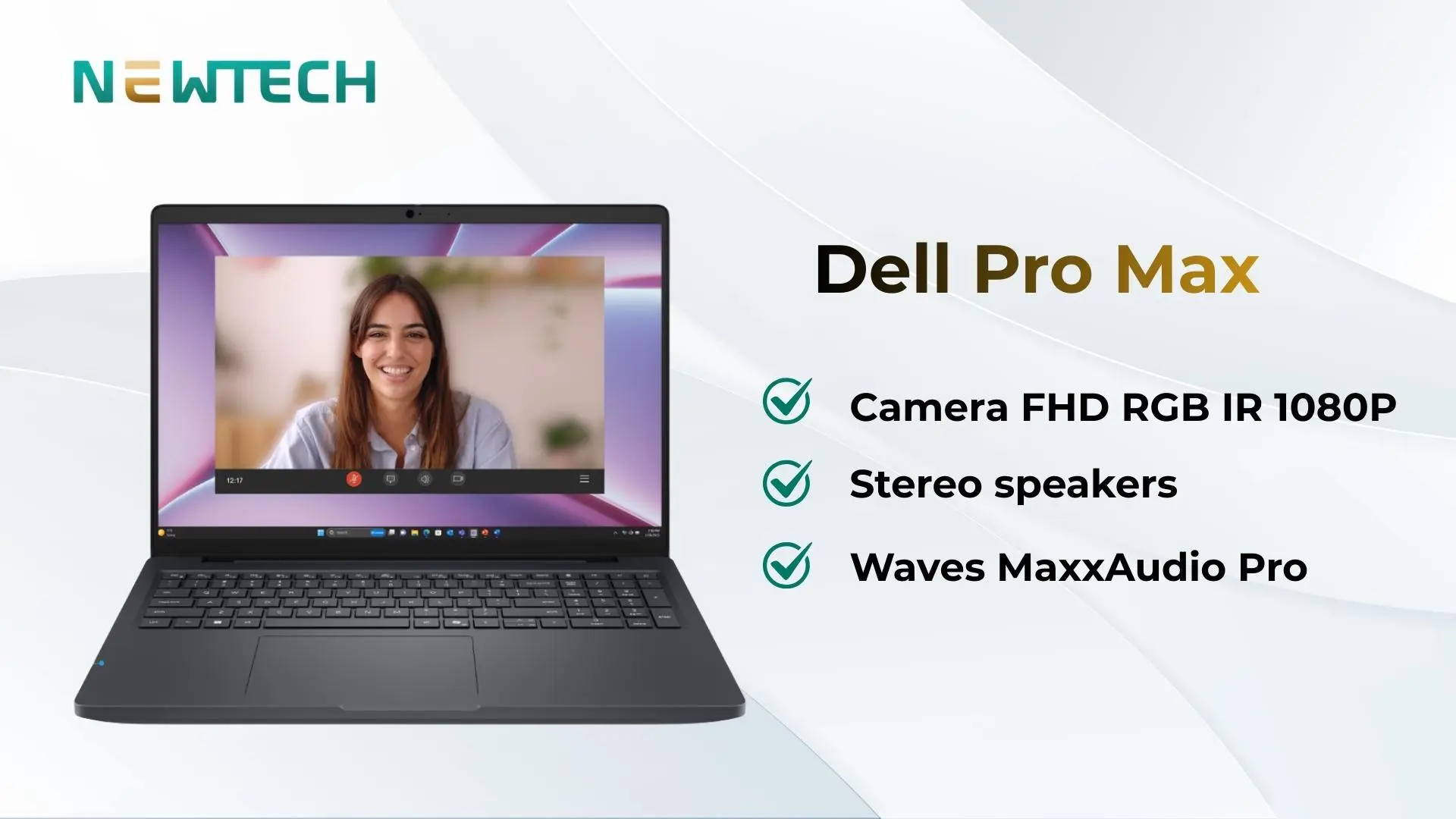 Loa và Camera Đạt Chuẩn của Dell Pro Max