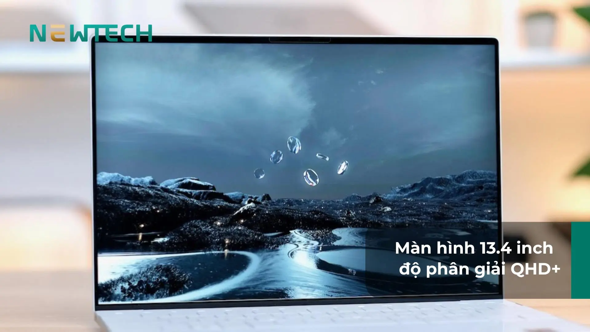 Màn hình QHD 13.4 inch sắc nét màu chuẩn