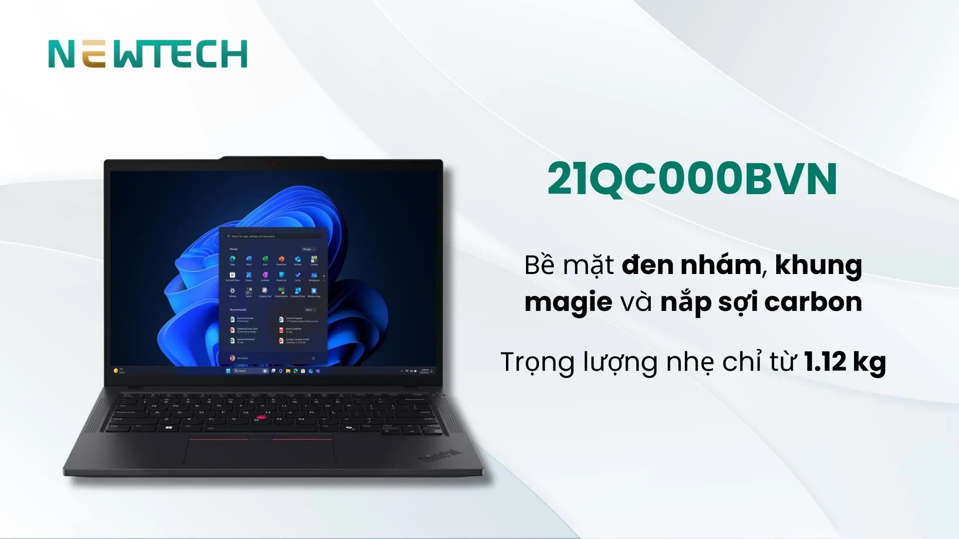 Lenovo ThinkPad T14 Gen 6 Ultra 5 225H 32GB 1TB 14" WUXGA Win11 (21QC000BVN) 18 Thiết kế của ThinkPad T14 Gen 6 Ultra 5 225H