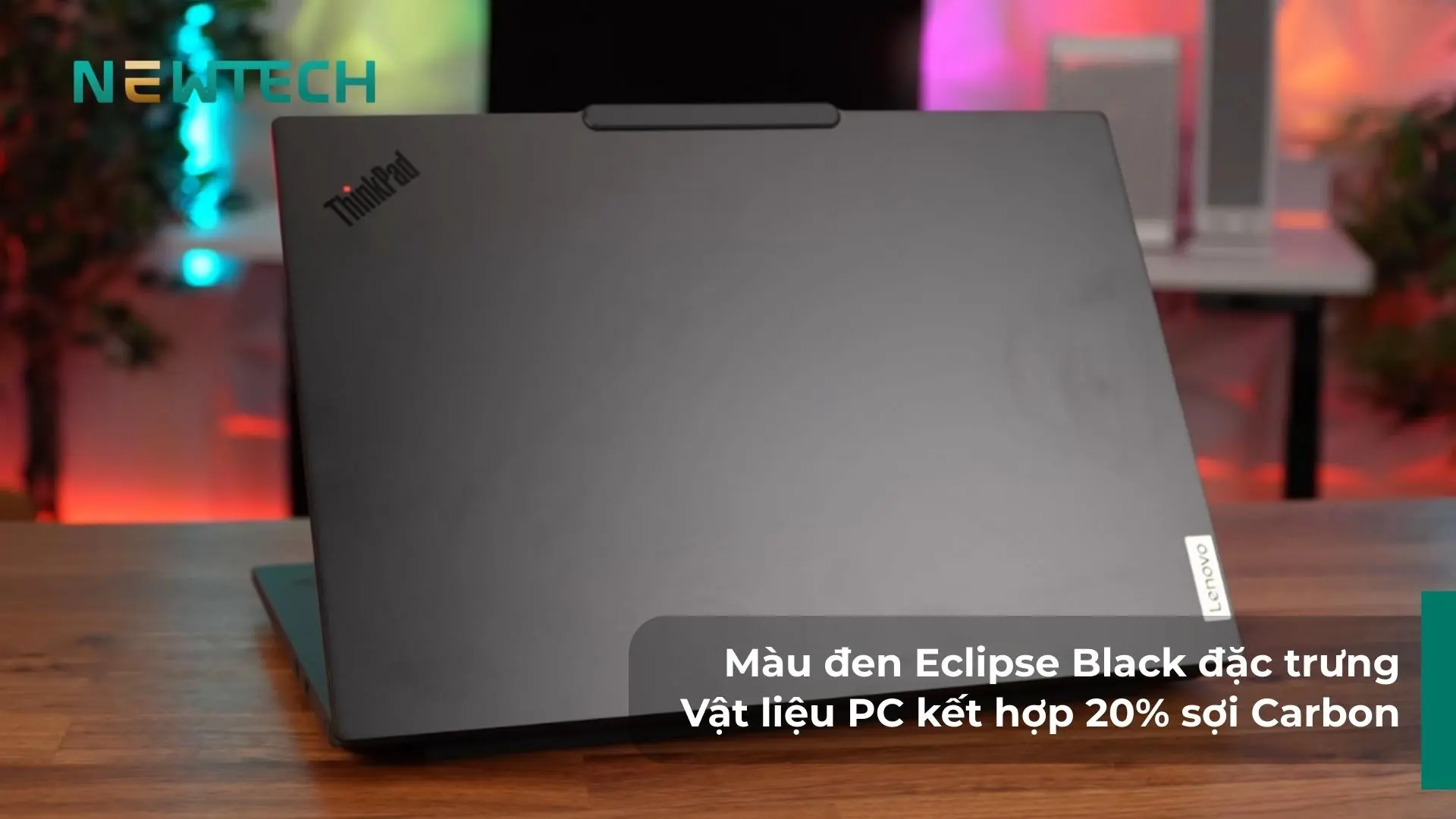 Thiết kế hiện đại của ThinkPad T14 Gen 6 Ultra 7 255H 48GB 1TB