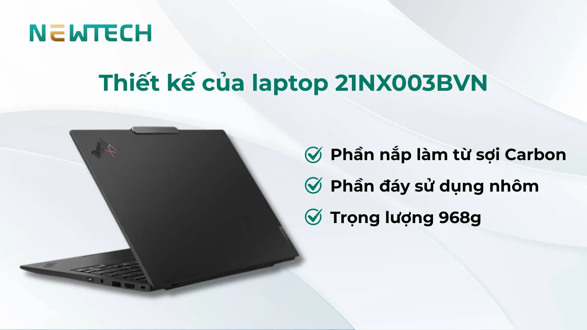 Thiết kế mỏng nhẹ hiện đại