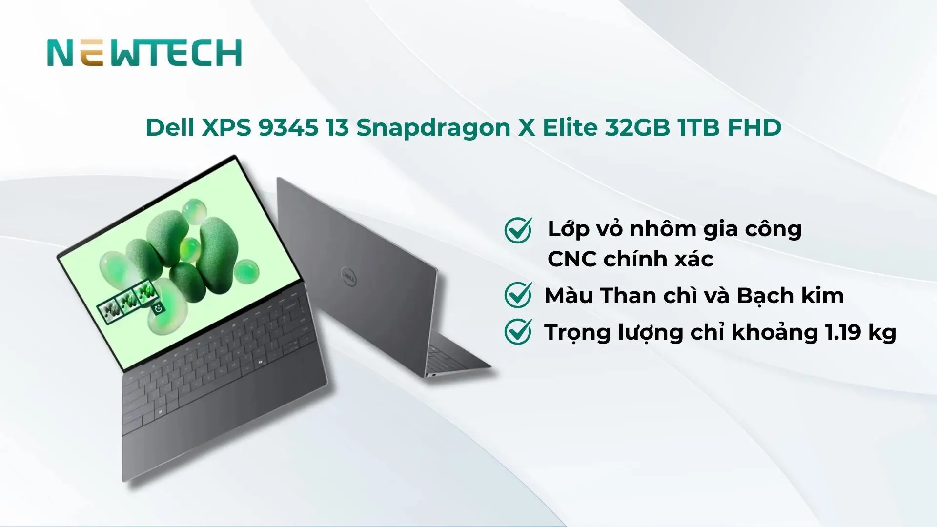 Thiết kế mỏng nhẹ theo chuẩn cao cấp của XPS