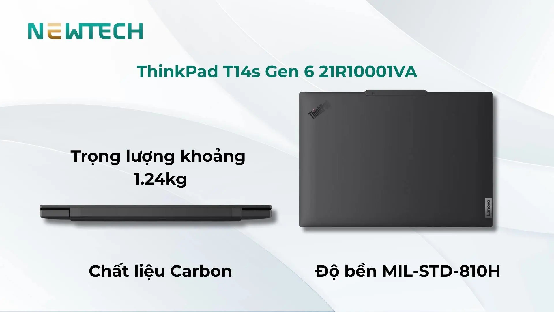 Thiết kế siêu mỏng nhẹ với vỏ carbon cao cấp