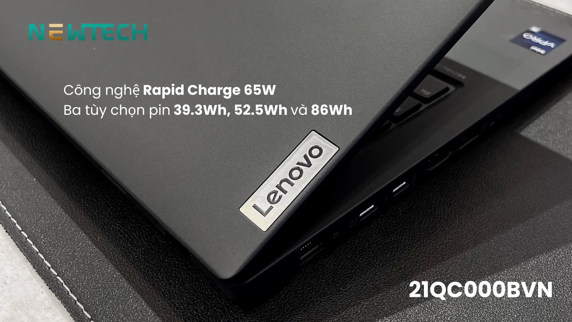 Lenovo ThinkPad T14 Gen 6 Ultra 5 225H 32GB 1TB 14" WUXGA Win11 (21QC000BVN) 21 Thời lượng pin khủng