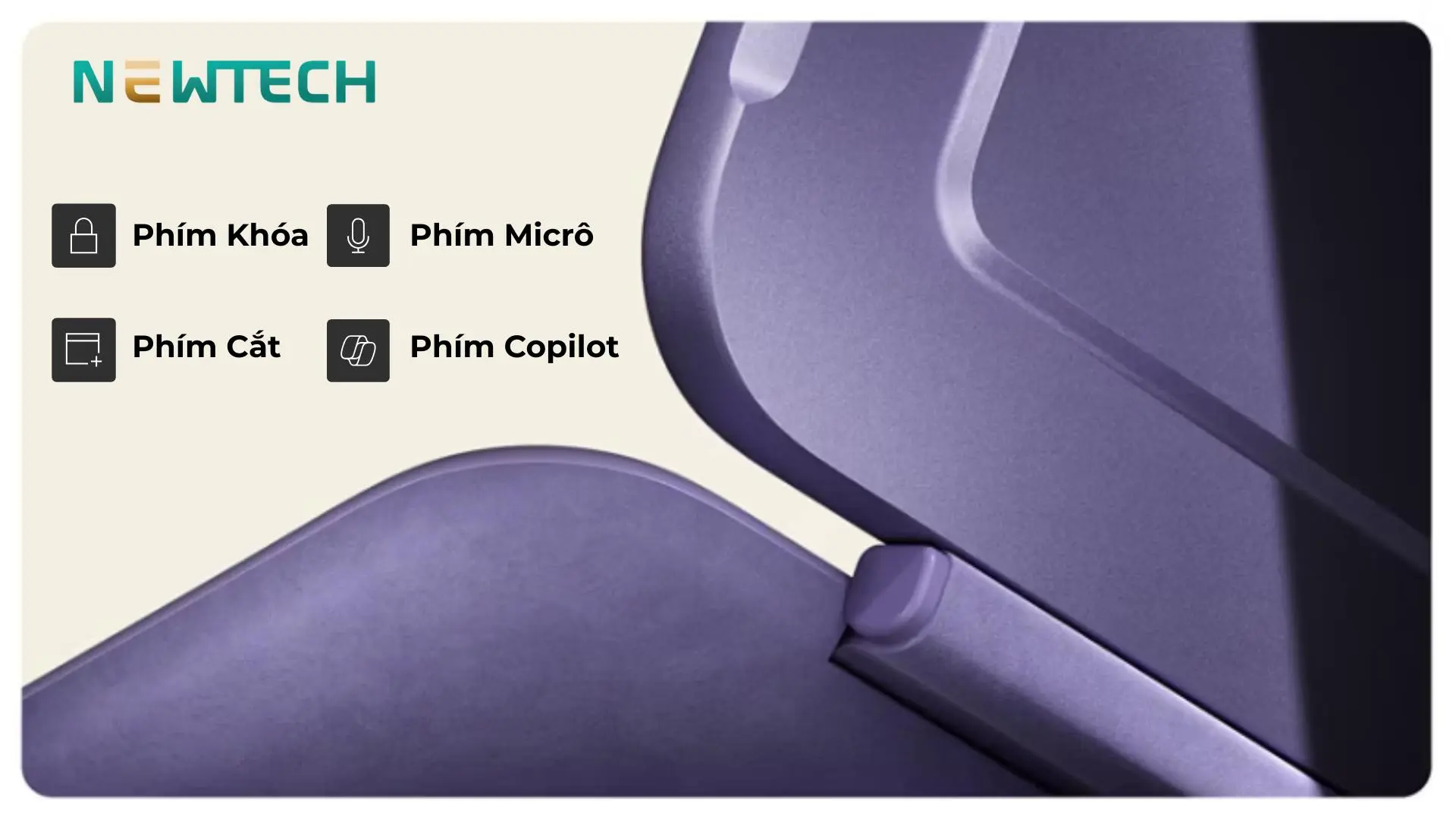 Tính năng nổi bật bàn phím Surface Pro 12 inch