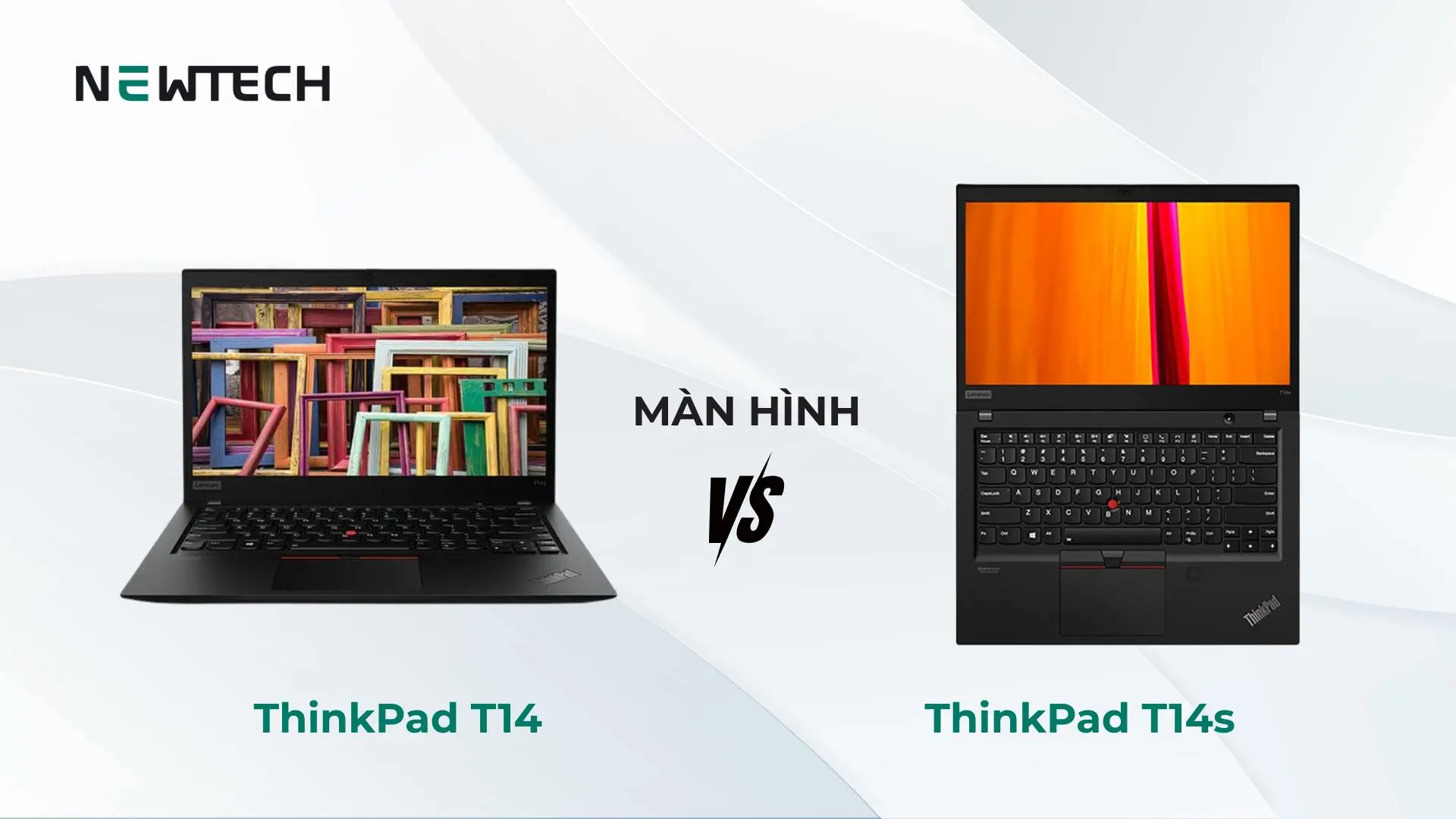 Màn hình sắc nét của ThinkPad T14 và T14s